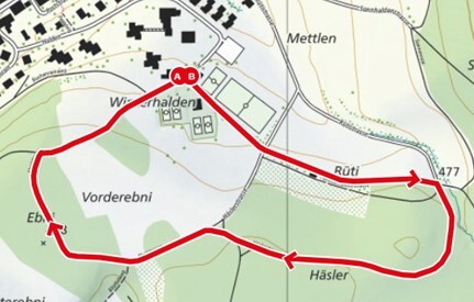 Räbeliechtli-Route 1.5km